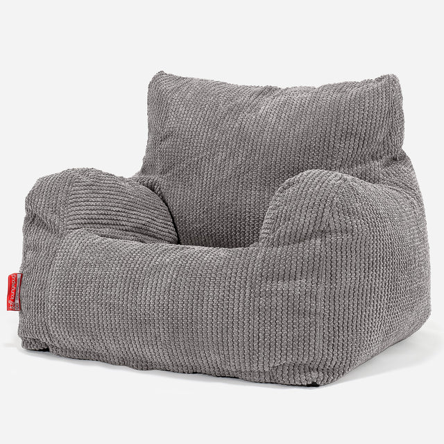 Bean bag top chair with arms