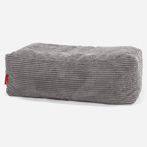 Large Footstool - Pom Pom Charcoal Grey