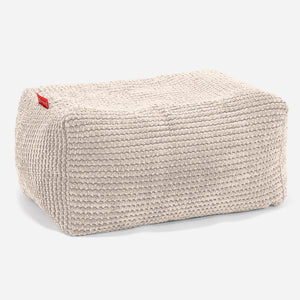 Small Footstool - Pom Pom Ivory
