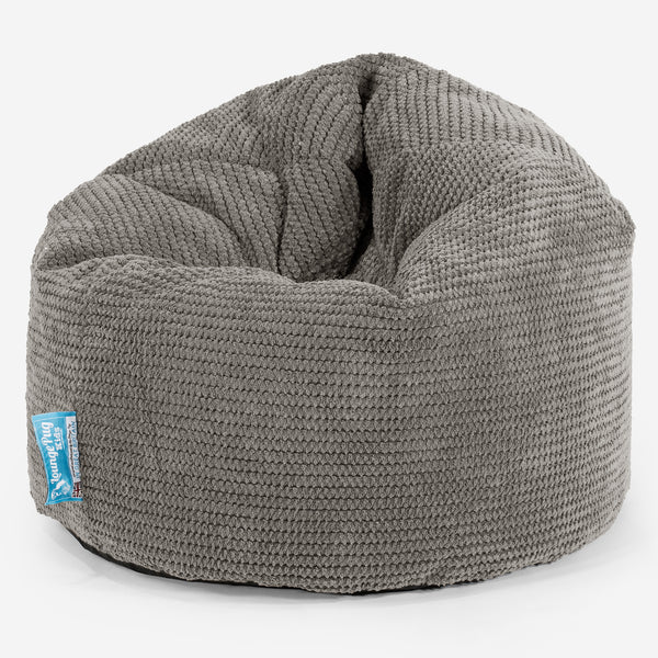 Children's Bean Bag 2-6 yr - Pom Pom Charcoal Grey 01