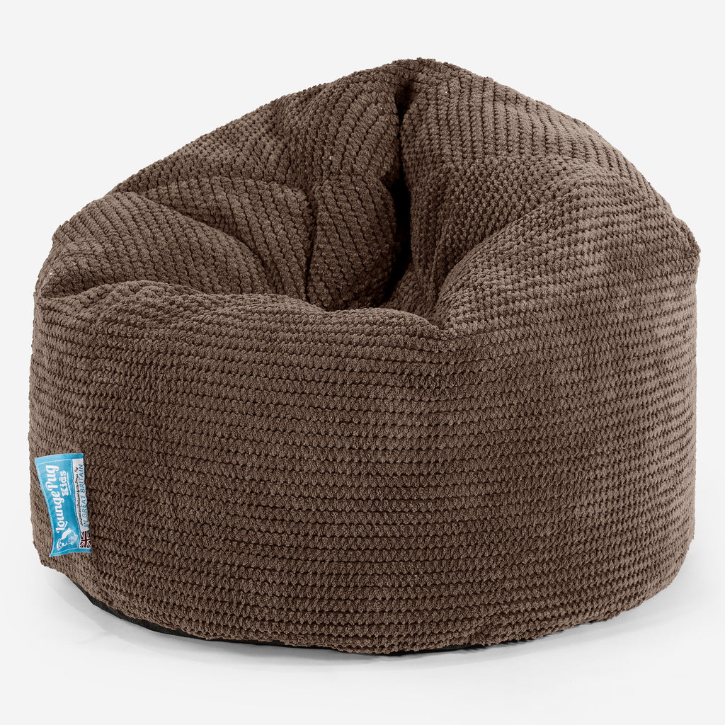 Children's Bean Bag 2-6 yr - Pom Pom Chocolate Brown 01