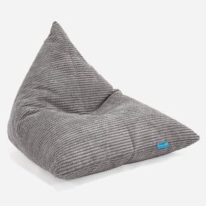Kids Beanbag Pod 1-6 yr - Pom Pom Charcoal Grey