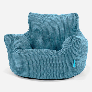 Toddlers' Armchair 1-3 yr Bean Bag - Pom Pom Aegean Blue 01