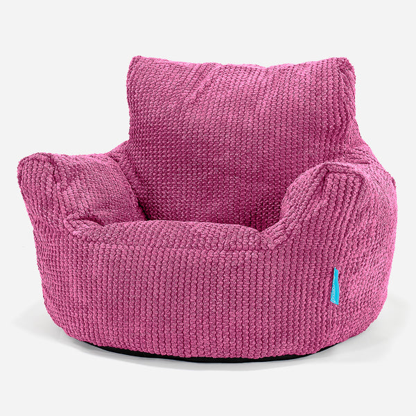 Toddlers' Armchair 1-3 yr Bean Bag - Pom Pom Pink 01