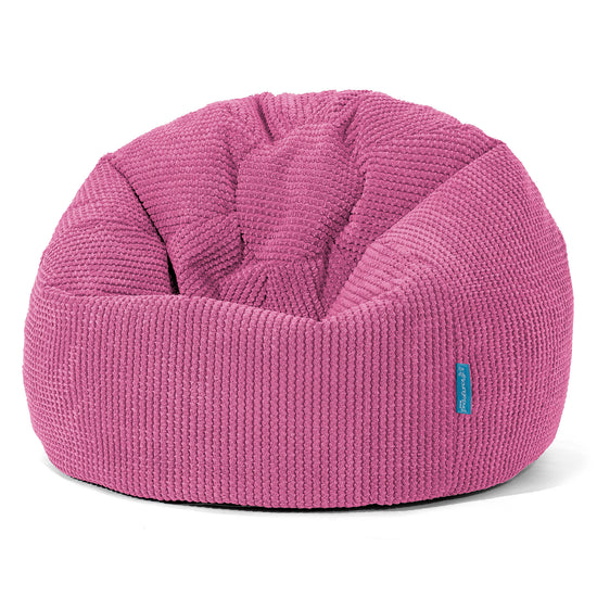 Classic Kids Bean Bag Chair 1-5 yr - Pom Pom Pink 01