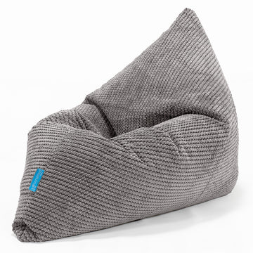 Children's Beanbag Pillow - Pom Pom Charcoal Grey 03