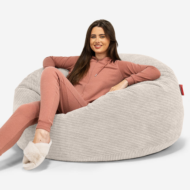 Mammoth Bean Bag Sofa - Pom Pom Ivory 01