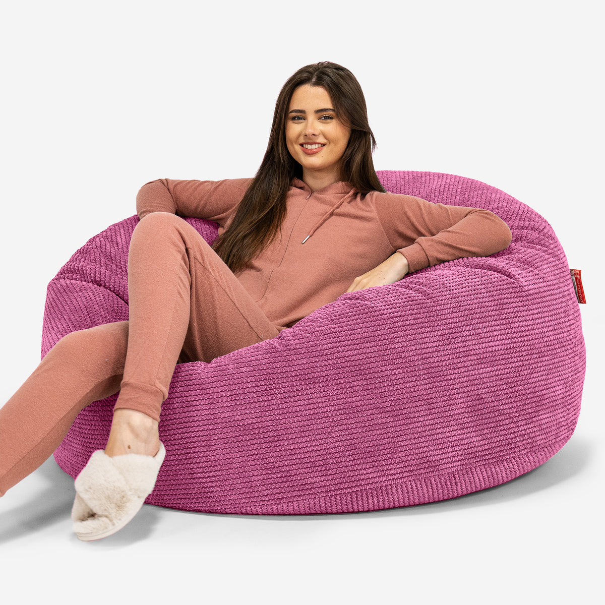 Pink adult bean bag deals