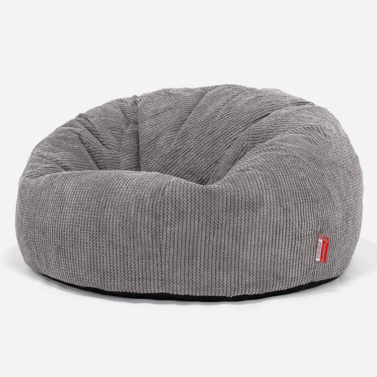 Classic Sofa Bean Bag - Pom Pom Charcoal Grey 01