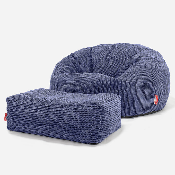 Classic Sofa Bean Bag - Pom Pom Purple 02