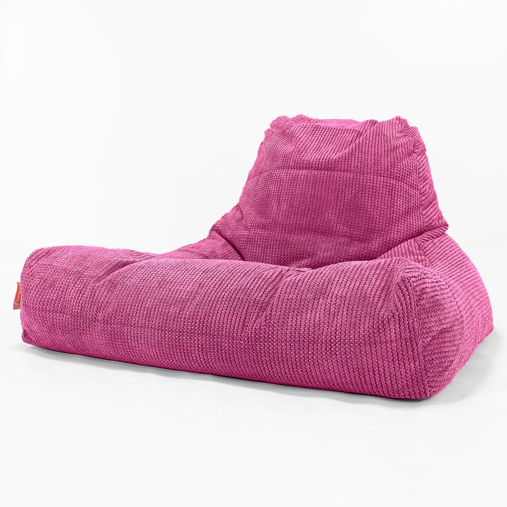 Mega Lounger Bean Bag - Pom Pom Pink 01