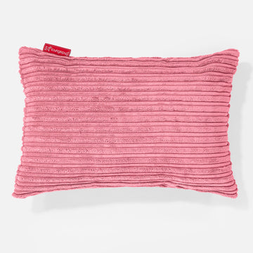 Rectangular Scatter Cushion 35 x 50cm - Cord Coral Pink 01