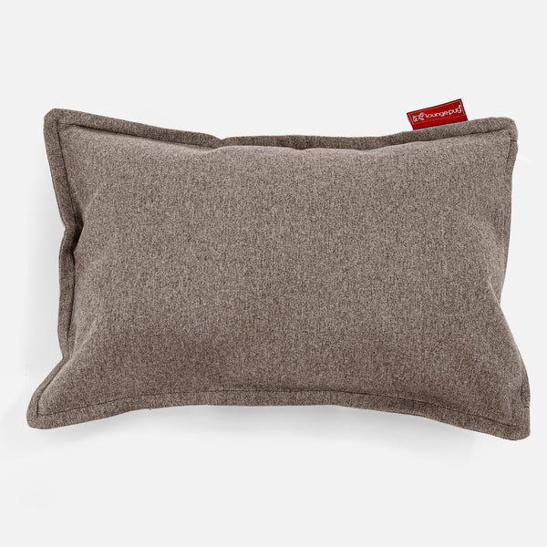 Rectangular Scatter Cushion 35 x 50cm - Interalli Wool Biscuit 01