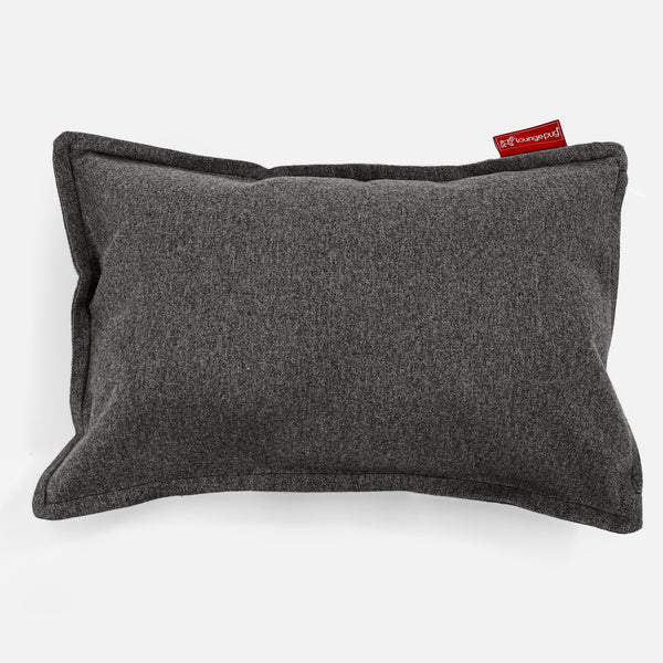 Rectangular Scatter Cushion 35 x 50cm - Interalli Wool Grey 01