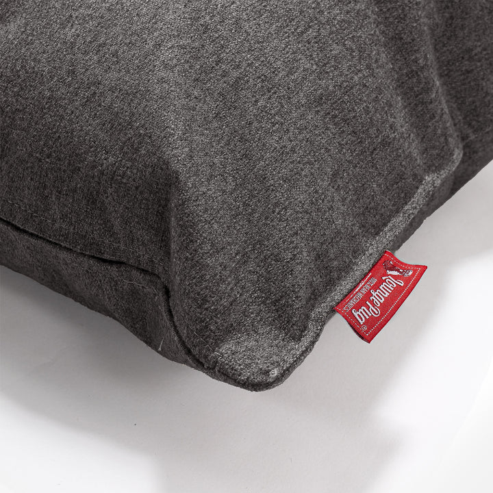 Rectangular Scatter Cushion 35 x 50cm - Interalli Wool Grey 02