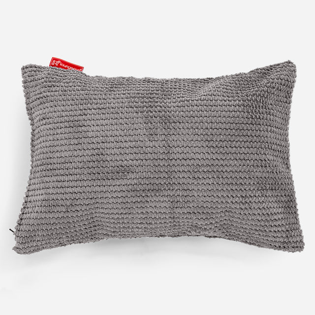 Rectangular Scatter Cushion 35 x 50cm - Pom Pom Charcoal Grey 01