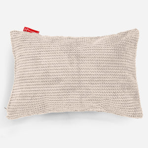 Rectangular Scatter Cushion Cover 35 x 50cm - Pom Pom Ivory