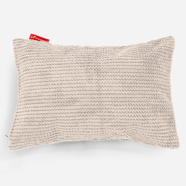 Rectangular Scatter Cushion 35 x 50cm - Pom Pom Ivory 01
