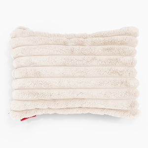 Rectangular Scatter Cushion Cover 35 x 50cm - Ultra Plush Cord Cream