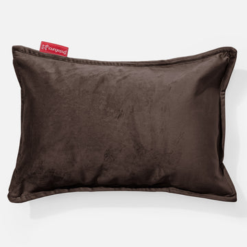 Rectangular Throw Pillow Cover 35 x 50cm - Velvet Espresso 01