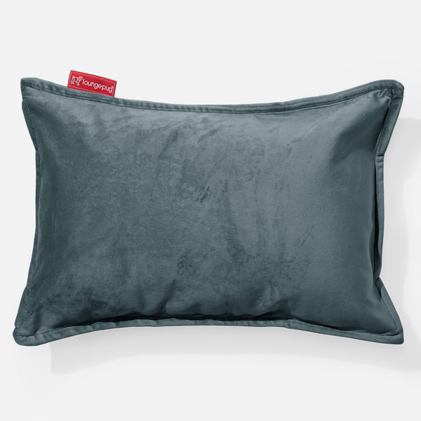 Rectangular Throw Pillow Cover 35 x 50cm - Velvet Teal 01