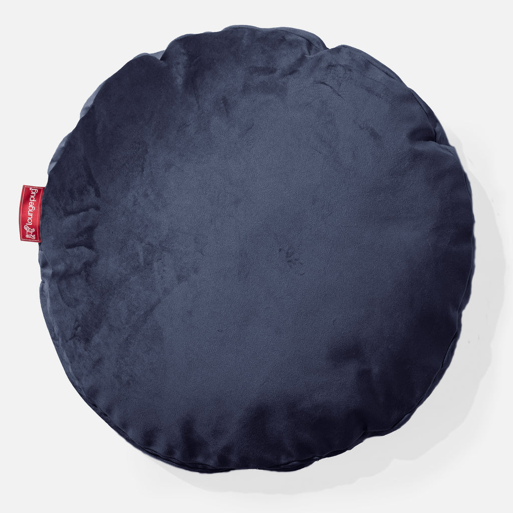Round deals navy cushion