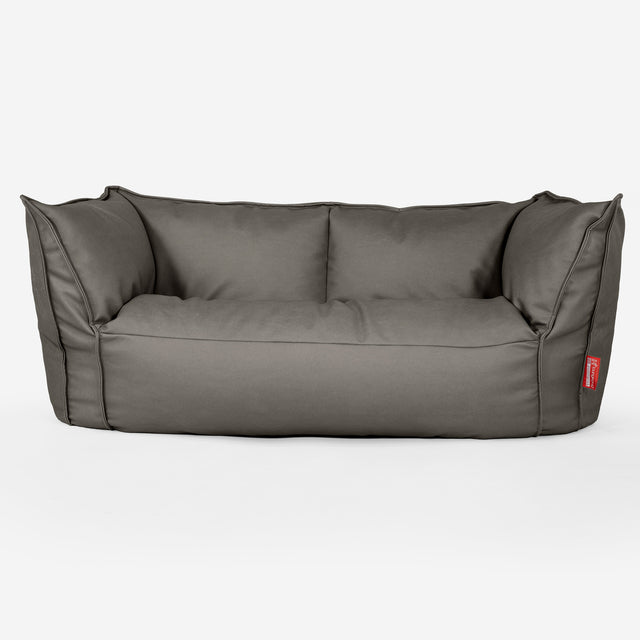 Ruben Bean Bag Sofa - Vegan Leather Grey 01