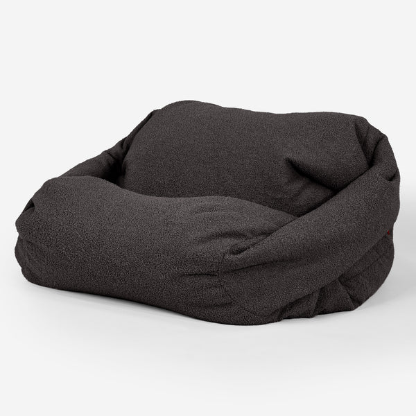 Sabine Bean Bag Armchair - Boucle Graphite Grey 01