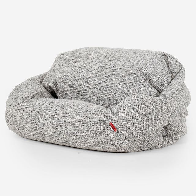 Hugo Textured Woven Bean Bag Chairs Scatter Cushions Big Bertha Original UK