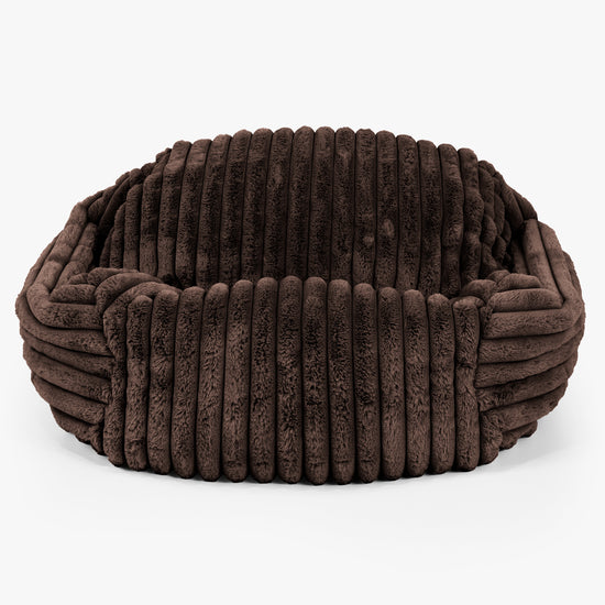 Sabine Bean Bag Armchair - Ultra Plush Cord Sable 01
