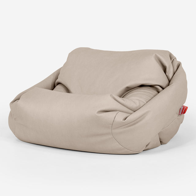 Genuine leather bean bag chair deals