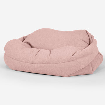 Sabine Bean Bag Sofa - Boucle Pink 02