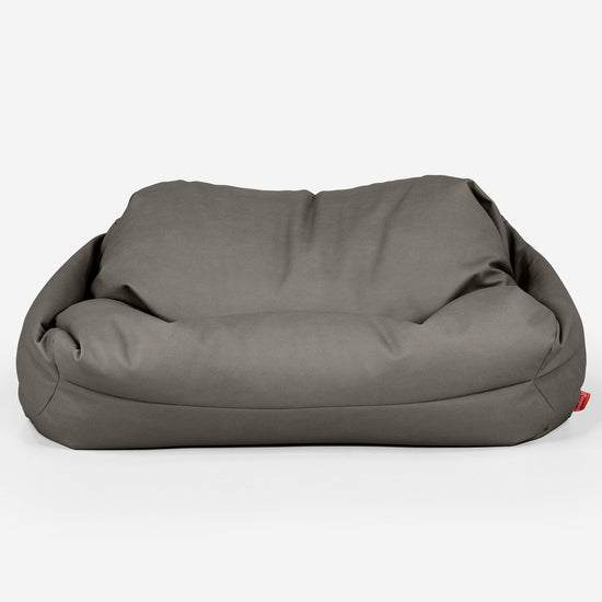 Sabine Bean Bag Sofa - Vegan Leather Grey 02