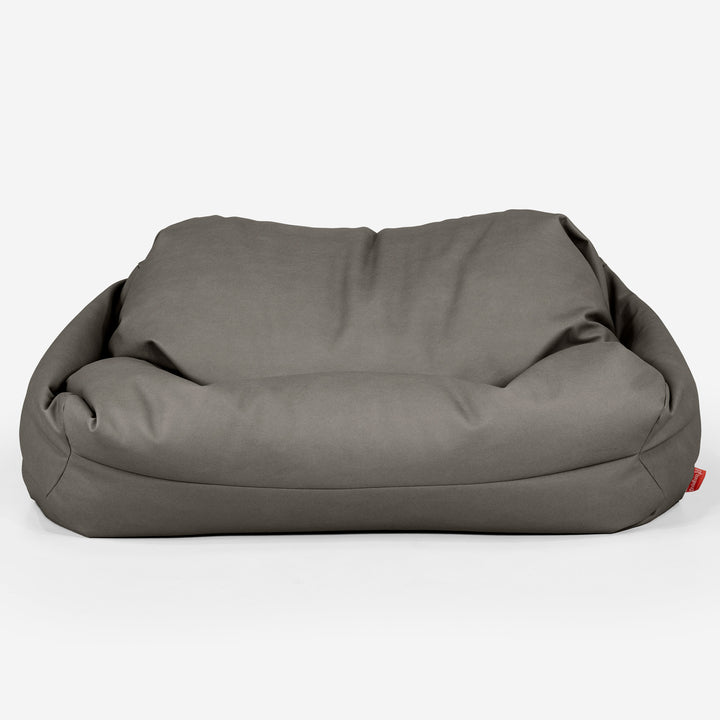 Sabine Bean Bag Sofa - Vegan Leather Grey 02