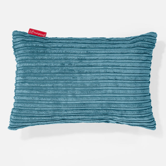 Rectangular Scatter Cushion Cover 35 x 50cm - Cord Aegean Blue 01