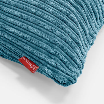 Rectangular Scatter Cushion Cover 35 x 50cm - Cord Aegean Blue 02