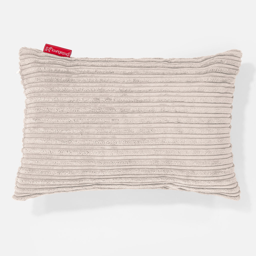 Rectangular Scatter Cushion Cover 35 x 50cm - Cord Ivory 01