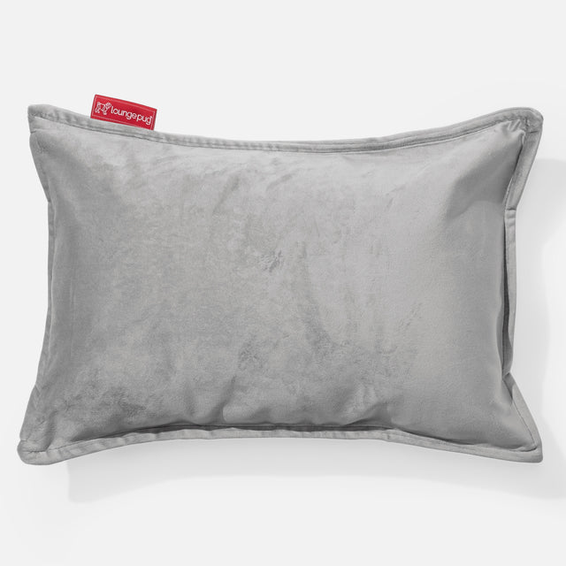 Rectangular Throw Pillow Cover 35 x 50cm - Velvet Silver 01