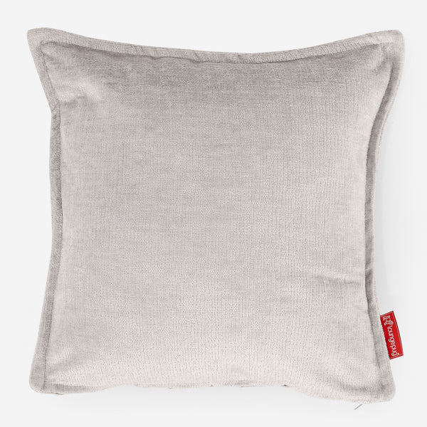 Lounge Pug Scatter Cushion 47 X 47cm Chenille Cream Decorative
