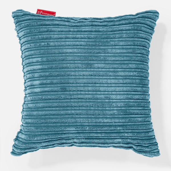 Scatter Cushion 47 x 47cm - Cord Aegean Blue