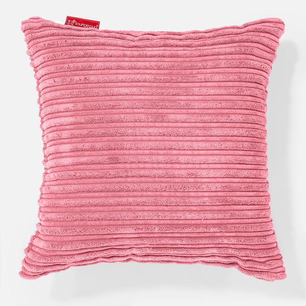 Scatter Cushion 47 x 47cm - Cord Coral Pink