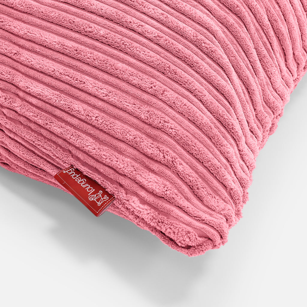 Scatter Cushion 47 x 47cm - Cord Coral Pink