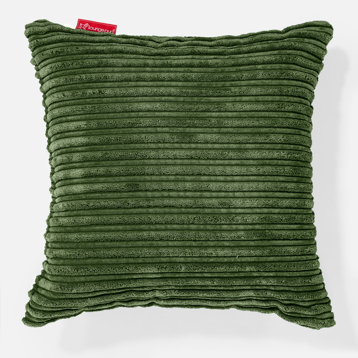 Lounge Pug Scatter Cushion 47 X 47cm Cord Forest Green Decorative Pillow Square Sofa Cushions Big Bertha Original UK