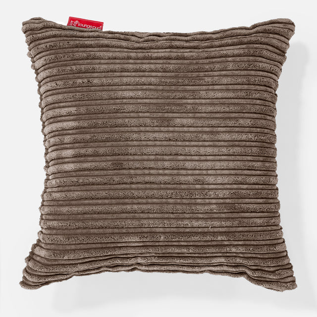 Scatter Cushion 47 x 47cm - Cord Mocha Brown