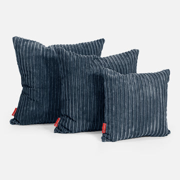Scatter Cushion 47 x 47cm - Cord Navy Blue