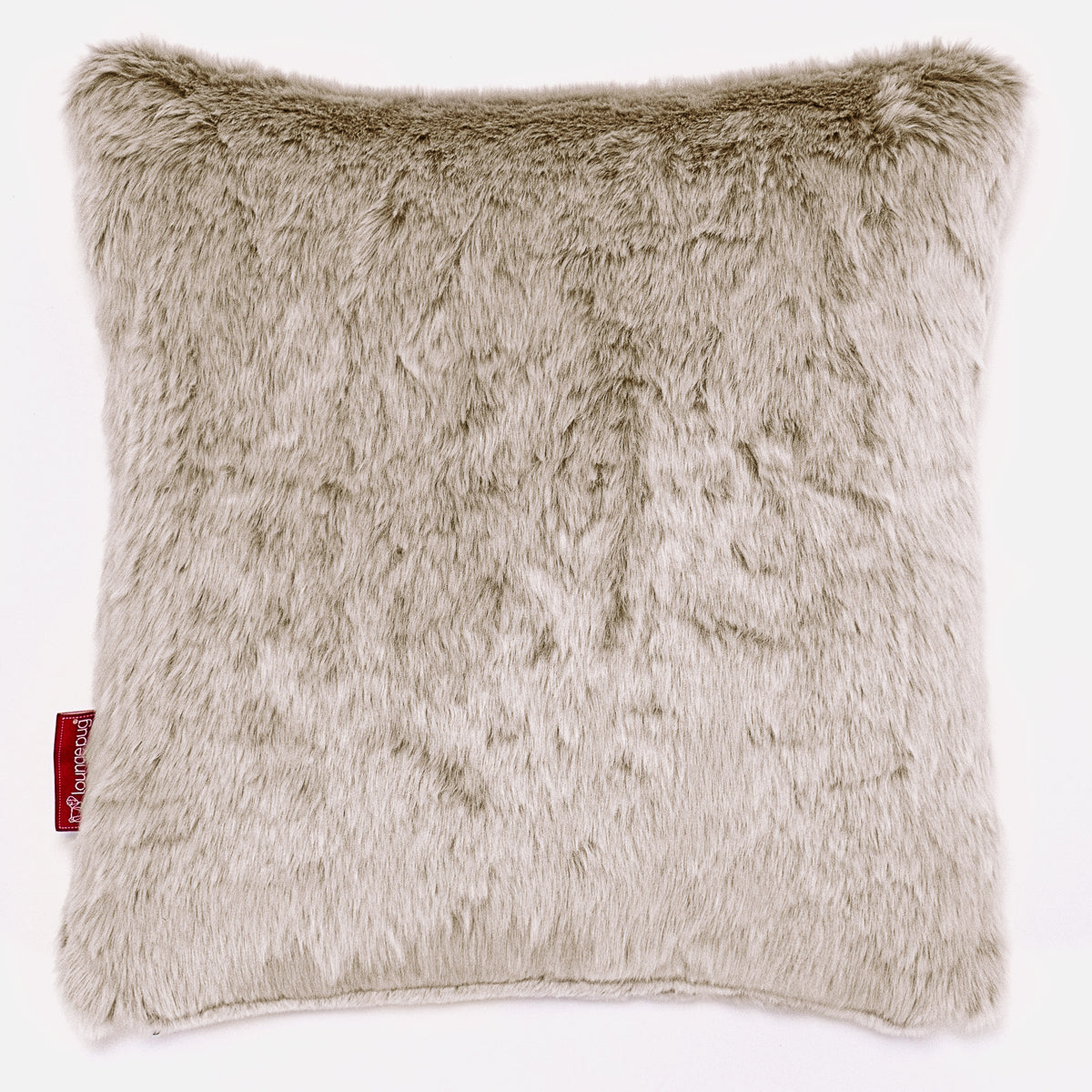 Lounge Pug Scatter Cushion 47 X 47cm Fluffy Faux Fur Rabbit Golden Brown Decorative Pillow Square Sofa Cushions Big Bertha Original UK