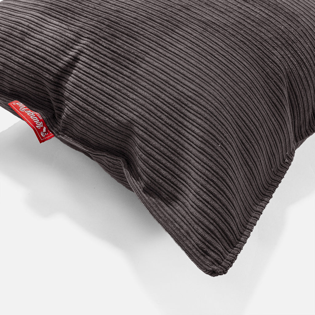 Scatter Cushion 47 x 47cm - Pinstripe Graphite Grey