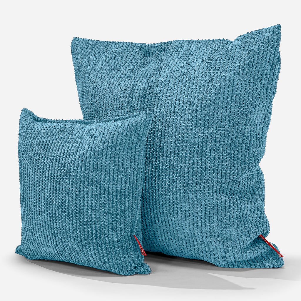 Scatter Cushion 47 x 47cm - Pom Pom Aegean Blue 02