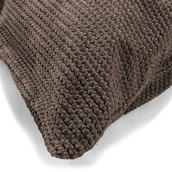 Scatter Cushion 47 x 47cm - Pom Pom Chocolate Brown 03