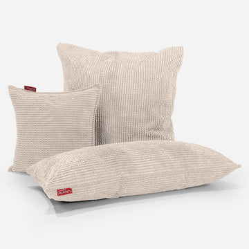 Scatter Cushion 47 x 47cm - Pom Pom Ivory 04